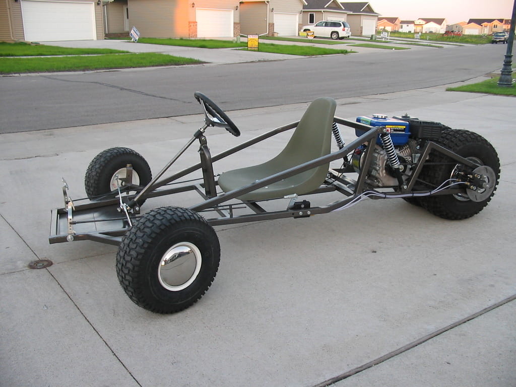 steel go-kart frame